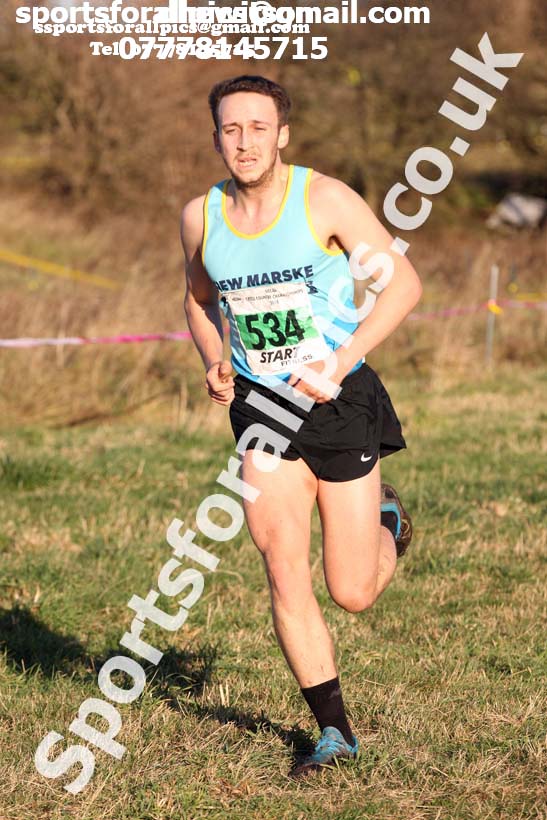 Mens under-20s North Eastern Cross Country, 2018 Northern Cross Country Champs., Wrekenton, Gateshead. Photo:  David T. Hewitson/Sports for All Pics